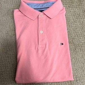 Tommy Hilfiger size L pink polo T-shirts